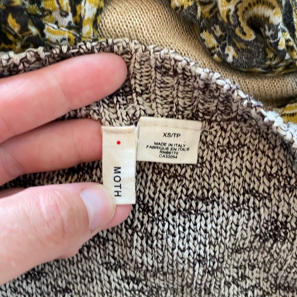 Anthropologie Moth Knit Boat Neck Peplum Sweater - Picture 7 of 9